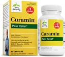 Terry Naturally Curamin - Curcumin Supplement for Circulation & Endorphin Support - Support for Occasional Discomfort - Aids Healthy Muscles - 60 Capsules