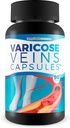 Varicose Veins Capsules - Our Best Natural Varicose Veins Treatment - Varicose Vein Supplement Anti Varicose Veins Women - Herbal Varicose Veins Treatment for Legs - Herbal Remedies for Varicose Veins