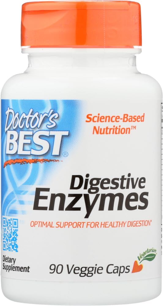 Doctor's Best, (2 Pack) Digestive Enzymes, 90 Veggie Caps