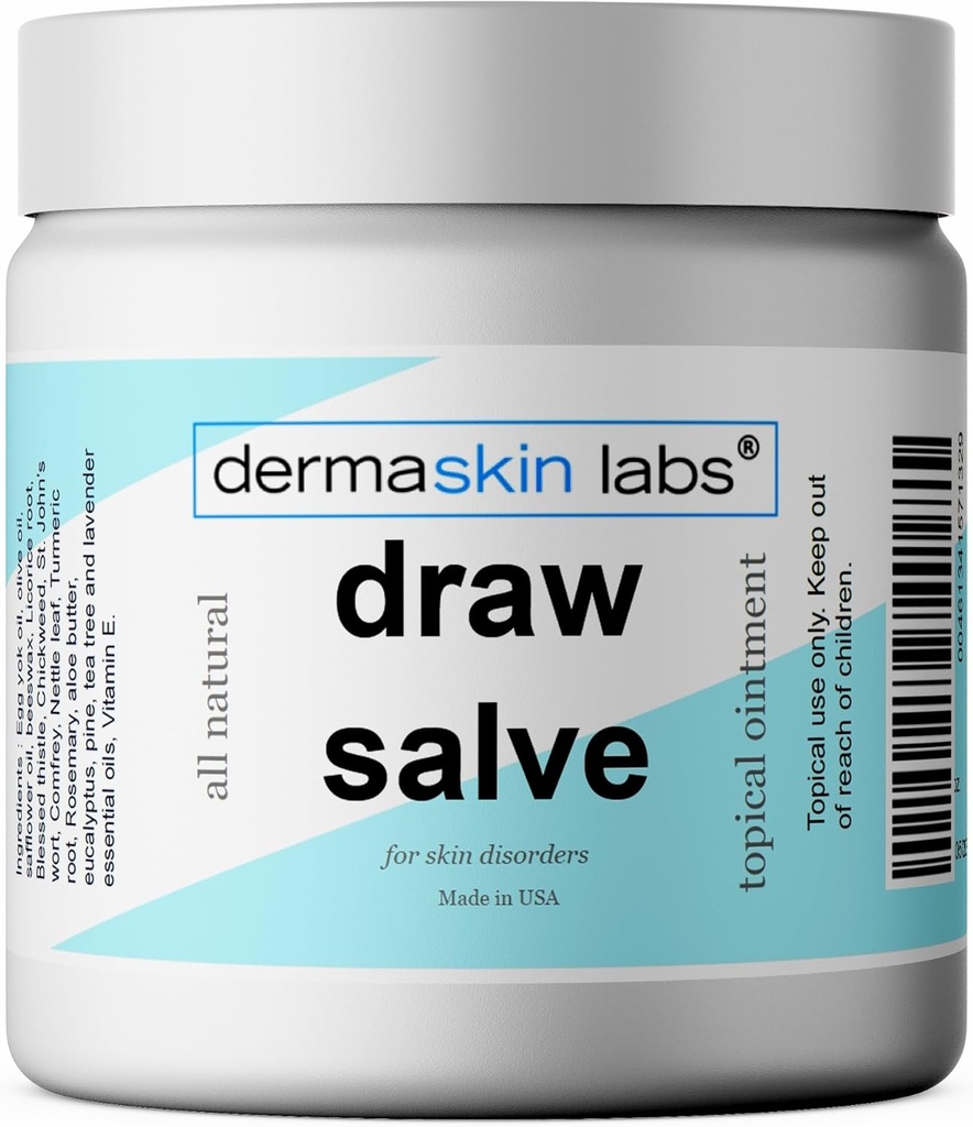 Drawing Salve for Boil Ease Cysts Splinters Burns Poison Ivy Ingrown Hair Fast Draw Ointment Made in the USA