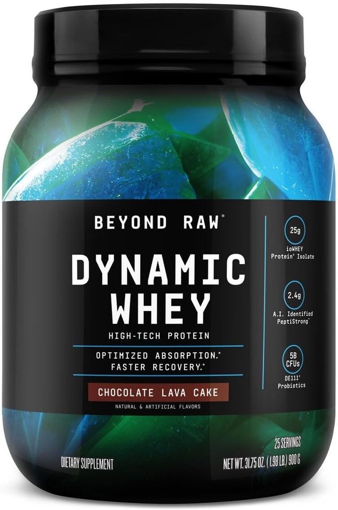 Beyond Raw Dynamic Whey High-Tech Protein - Chocolate Lave Cake (25 Servings)