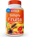 Simply Nature's Pledge - 90 Fruit Capsules - Made with Whole Food Superfoods, Packed with 25 Different Fruits - 100% Soy Free