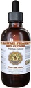 HawaiiPharm Red Clover Liquid Extract, Organic Red Clover (Trifolium Pratense) Tincture, Herbal Supplement, Made in USA, 4 fl.oz
