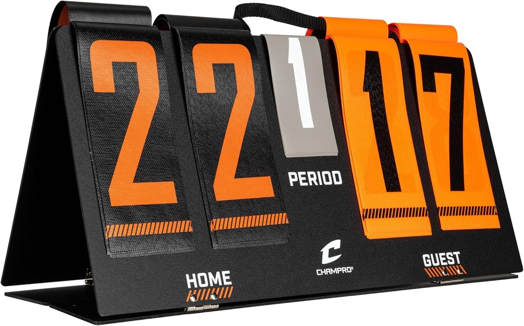 CHAMPRODeluxe Flip-a-Score Scoreboard (Points, Periods, Games)
