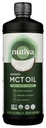 Nutiva Organic MCT Oil, Unflavored, 32 Oz, USDA Organic, Non-GMO, Non-BPA, Whole 30 Approved, Vegan, Gluten-Free & Keto, 14g MCT per Serving & Neutral Flavor for Energy Boost to Coffee, Shakes and Salads
