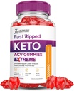 Justified Laboratories Fast Ripped Keto ACV Gummies Extreme 2000MG Fast Ripped Keto Gummies Apple Cider Vinegar Formulated with Pomegranate Beet Juice Powder B12 Vegan Non GMO 60 Gummys