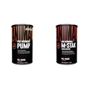 Animal Pump Preworkout (30 Count) M-Stak Muscle Building Stack (21 Count)