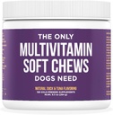 Natural Rapport Dog Multivitamin - The Only Multivitamin Soft Chews That Dogs Need - 120ct Contain Zinc, and Manganese to Support Functions and Keep Dog Healthy