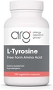 Allergy Research Group L-Tyrosine - Brain Support, Hormone Precursor, Free Form Amino Acid, 500mg Supplement, Thyroid Support Capsules - 100 Count