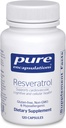 Pure Encapsulations Resveratrol - Cardiovascular, Cellular Health & Memory Support* - 40 mg Trans-Resveratrol - Antioxidants Supplement - Gluten Free & Non-GMO - 120 Capsules