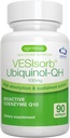 Igennus Advanced VESIsorb Ubiquinol 100mg 90 Softgels, 600% Bioavailability, Fast-Acting Water-Soluble Coenzyme Q10 Supplement for Energy & Heart, 3-Month Supply