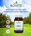 Garlic 500 mg 100% Vegetarian - 90 Vegetable Capsules