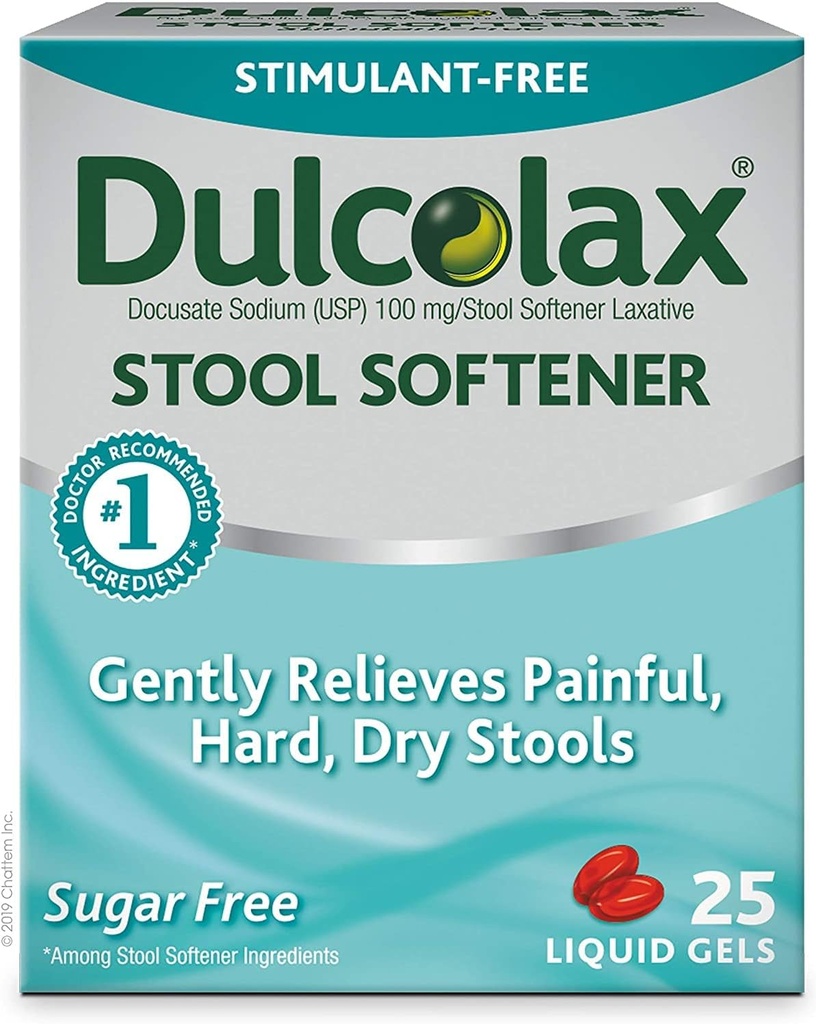 Dulcolax Stool Softener 25 Liquid Gels