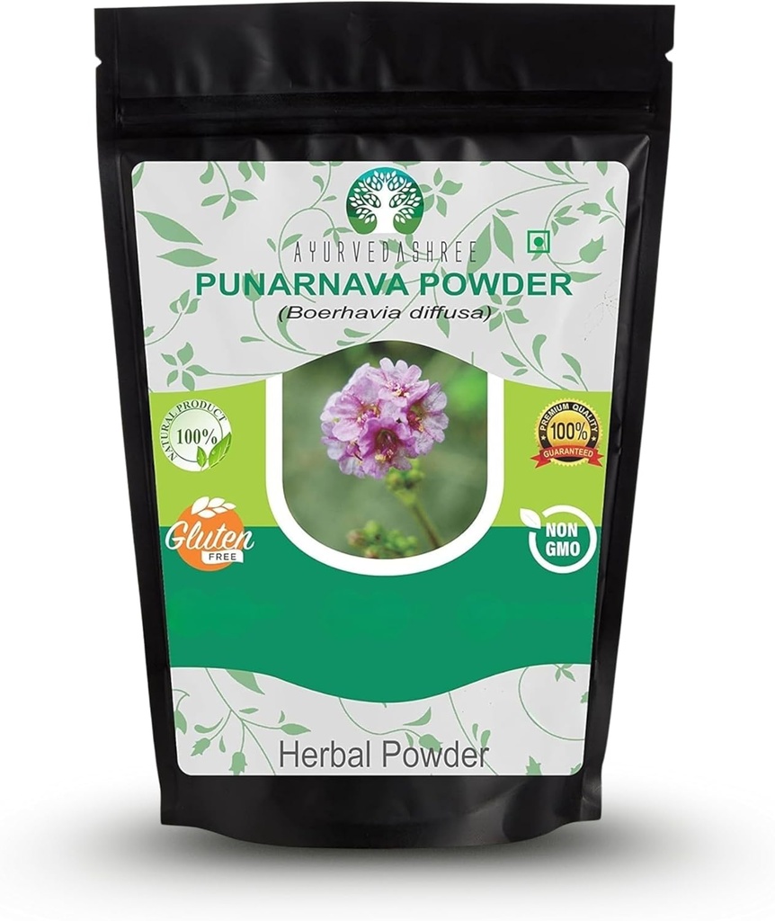 Punarnava Powder 200 Gm I Boerhavia diffusa I Supports Weight Management, Kidney, Liver and More I Non GMO I Vegan I Gluten Free