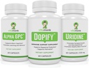 Dopamine Support Supplement Paired with Alpha GPC and Uridine - Neuro Boost Duo