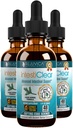 Rejuvica Health IntestiClear - Advanced Intestinal Cleanse Support for Humans - All-Herbal Liquid Formula for Fast Absorption - Bonus Liver Support - Wormwood, Black Walnut, Ginger and More