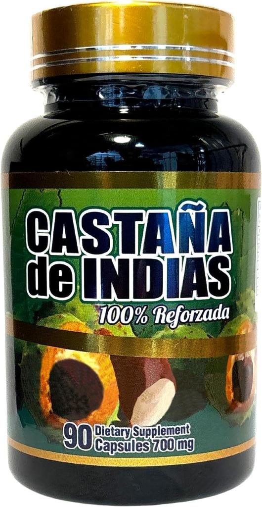 Castaña de Indias (Horse Chestnut) 700mg 90 Capsules (1)