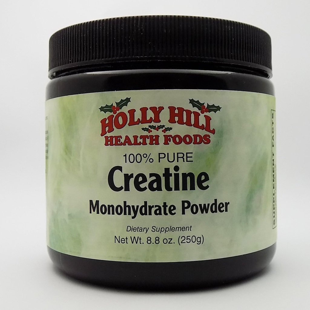 Holly Hill Health Foods, 100% Pure Creatine Monohydrate Powder, 8.8 Ounces
