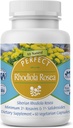 Perfect Supplements Rhodiola Rosea, for Better Focus, Energy, and Stress Relief, Optimal 3% Rosavins to 1% Salidroside Ratio, a Natural Adaptogen ~60 Vegetable Capsules
