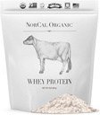 NorCal Organic Whey Protein | 100% Grass-Fed, USDA Certified | Pure, Clean Protein Sourced from Northern California Family Farms | Unflavored | 2 Pound (Pack of 1)