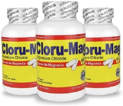 3 Pack - Magnesium Chloride Tablets (Cloruro De Magnesio)