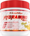 Hydramino EAA + BCAA Powder - 40 Servings - Essential Amino Acids Supplement & Electrolyte Powder for Recovery, Strength, & Hydration, 7g BCAAs, 8g EAAs, 600mg Electrolytes (Vegan, Peach Rings)