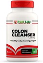 Full Life Colon Cleanser - Herbal Supplement with Cascara Sagrada and Senna Leaf - 120 Veggie Capsules
