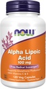 NOW Foods Supplements, Alpha Lipoic Acid 100 mg with Vitamins C & E, Free Radical Scavenger*, 120 Veg Capsules