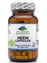 Pure Mountain Botanicals Neem Capsules - 90 Kosher Vegan Caps with 500mg Organic Neem Leaf Supplement