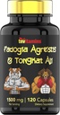 Fadogia Agrestis & Tongkat Ali Supplement: 1500mg - 120 Capsules | 750mg Each of Tongkat Ali (Longjack) & Fadogia | Ultra-Potent Formula For Men For Sports Nutrition, Athletic Performance, & Muscles*