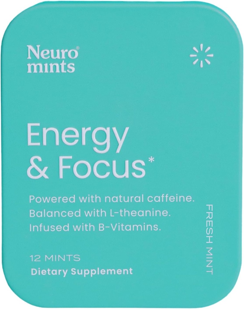 Neuro, Mints Energy Focus Mint Single, 12 Count
