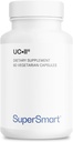 Supersmart UC II Supplement 40mg per Day (Premium Collagen) - Undenatured Type II Collagen Supplement | Non-GMO & Gluten Free - 60 Vegetarian Capsules