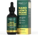 Nano Lion's Mane Mushroom Tincture - Fast & Maximum Absorption Brain & Immune Support Organic Liquid Extract for Natural Memory, Focus & Clarity