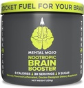 Nootropic Brain Booster (30 Servings) Nootropic Drink Mix & Brain Supplement - Supports Energy, Focus & Memory - Zero Calories, Sugar Free - Kiwi Strawberry