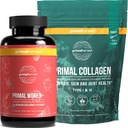 Primal Harvest Multivitamin & Collagen Powder Supplements for Women, Bundle