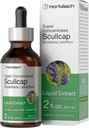 Horbaach Scullcap Herb Tincture | 2 fl oz | Liquid Extract Drops | Scutellaria Lateriflora | Alcohol Free, Vegetarian | Super Concentrated Supplement | Non-GMO & Gluten Free
