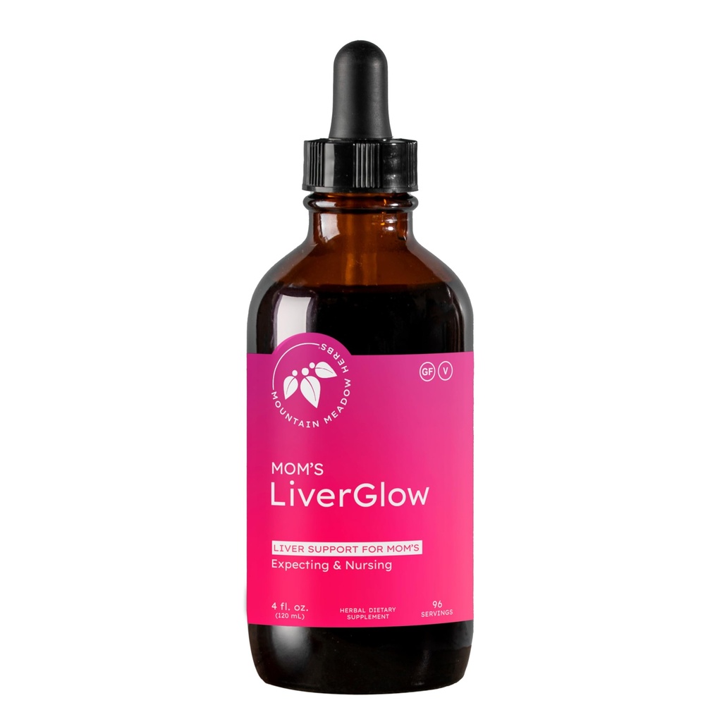 Mountain Meadow Herbs Mom's Liver Glow, Advanced Detoxifier and Regenerator to Support Liver Health and Function - 4 oz - for a Happy Liver