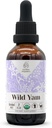 Wild Yam USDA Organic Alcohol-Free Extract | Dietary Supplement, High-Potency Tincture | Natural Certified Organic Wild Yam (Dioscorea Villosa) Dried Root (2 oz)