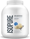 Isopure Zero Carb 100% Pure Whey Isolate Protein Powder, Lactose Free, Gluten Free, With Vitamins, Creamy Vanilla, 25g Protein Per Serving, 4.5 Lbs, 66 Servings (Packaging May Vary)