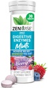 Zenwise Health Digestive Enzyme Breath Mints for Gut Health, Delicious Berry Flavor - Digestive Enzymes for Bloating Relief & Gut Support - Multi Enzymes Digestion Supplement - 30 Chewable Tablet