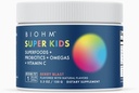 BIOHM Super Kids Superfood Powder Plus Probiotics, (5.3 Oz, 30 Servings) Delicious Berry Blast, Antioxidants, Omega 3 & Vitamin C, Non-GMO, Dairy Free, No Artificial Ingredients, Vegetarian, Ages 4+