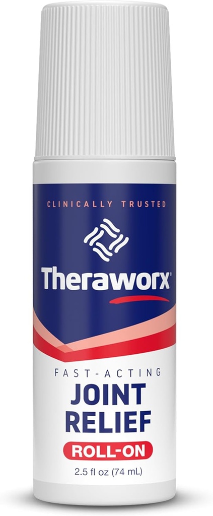 Theraworx Fast-Acting Joint Relief Roll-On Joint Discomfort & Inflammation Relief - 2.5 Oz - 1 Count