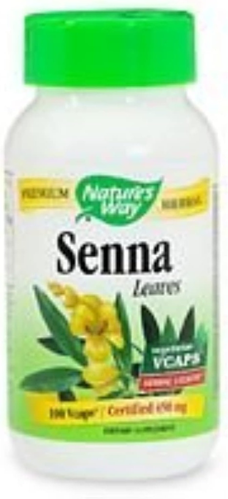 NATURE'S WAY SENNA LEAVES, 100 VCAP (pack of 4)