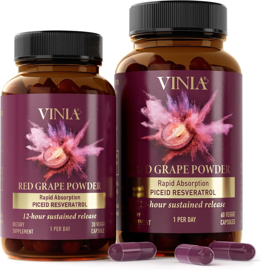 VINIA Blood Flow Supplement Super Bundle. 90 Day Supply for Best Results as Shown on Clinical Trials.