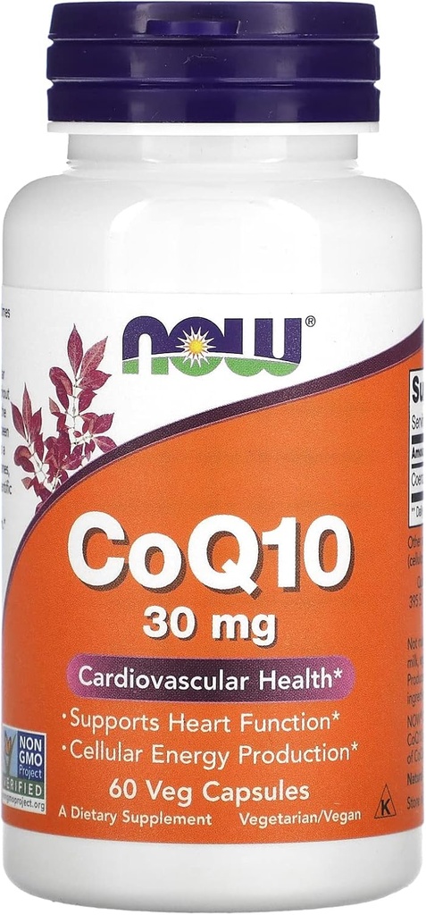 NOW FOODS Co Q10 30mg, 60 CT