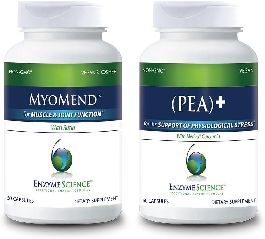 Enzyme Science Recovery and Mobility Myomend 60 and (Pea)+ 60