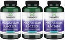 Swanson Magnesium Lactate - Mineral Supplement Promoting Muscle and Bone Health Support - Lactose-Free Lactate Mineral Form for Gentle Absorption - (120 Capsules, 84mg Each) 3 Pack