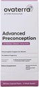 Ovaterra Advanced Preconception Vitamins for Women with DHEA 25mg, Choline 550 mg, Folate (Methylfolate) 1,010 mcg, Omega-3 DHA & EPA 196 Capsules - 28 Day Supply
