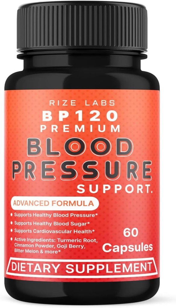 rize labs BP120 Premium Dietary Supplement, BP120 Premium Tablets Supports Inflammation, BP120 Premium Strengthen Support Pills, BP120 Premium Maximum Strength Reviews (60 Capsules)