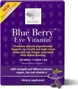 NEW NORDIC Blue Berry Eye Vitamin Lutein Supplement with Zinc, Supports Macular Pigmentation, Eye & Vision Function, 120 Tablets (Pack of 1)